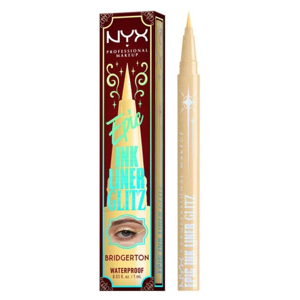 LIMITED EDITION NYX Bridgerton Royal Epic Ink Liner Glitz - Glitzed In Gold